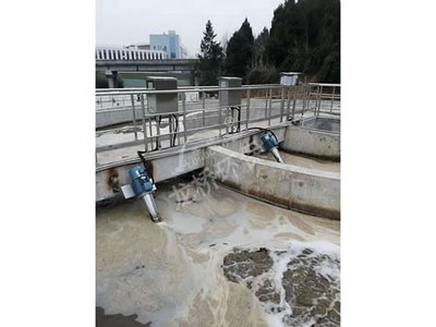 螺旋曝氣機用于四川城市污水項目